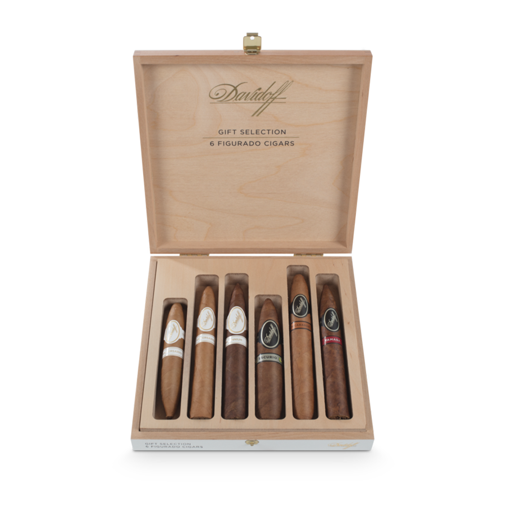 DAVIDOFF FIGURADO GIFT SELECTION 大衛杜夫 精選雙尖魚雷雪茄禮品套裝 6支