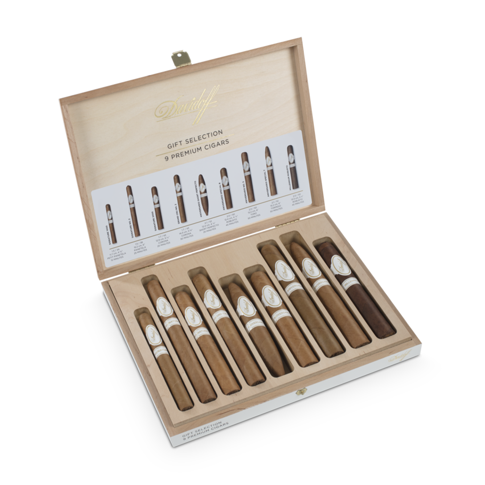 DAVIDOFF PREMIUM SELECTION 9 CIGAR ASSORTMENT 大衛杜夫 精選優品雪茄禮品套裝 9支