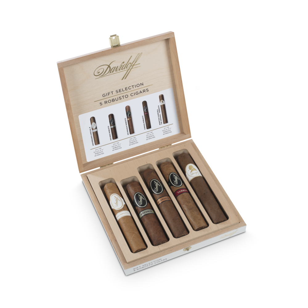 DAVIDOFF ROBUSTO GIFT SELECTION 大衛杜夫 精選羅布圖雪茄禮品套裝 5支